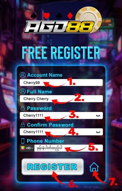 AGD88 အကောင့်ဝင်နည်း