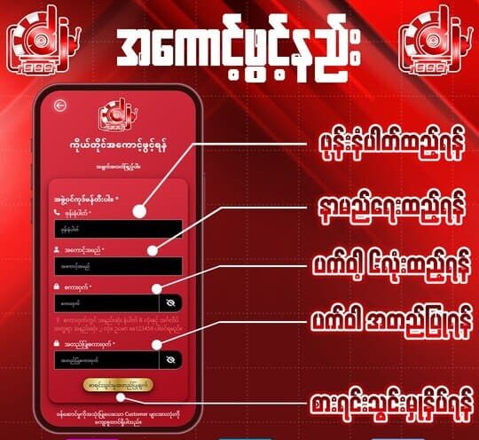 DJ689 မှတ်ပုံတင်နည်း